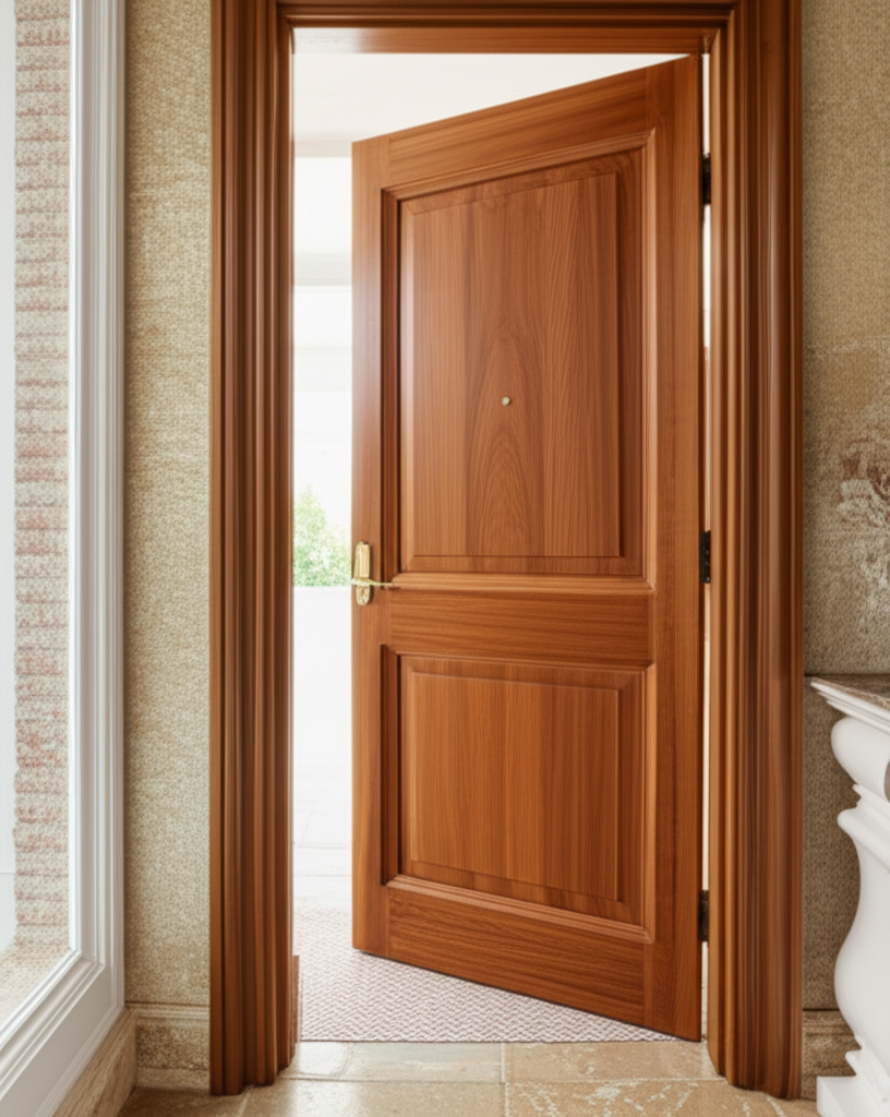 Teak Doors - Premium timber and wood products by Sri Shanker Vijaya Saw Mills